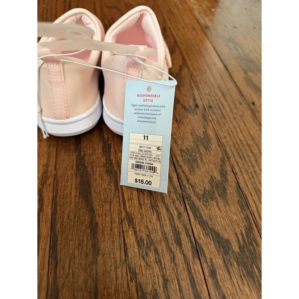 Cat & Jack Unisex Toddler Light Pink Slip-On Water Shoes Size 11 NWOB Mesh Top